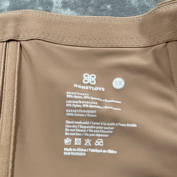 Honeylove Sculptwear Shapewear Womens 3X Mesh Smoothing Shaping Anti Chafe - Picture 3 of 12